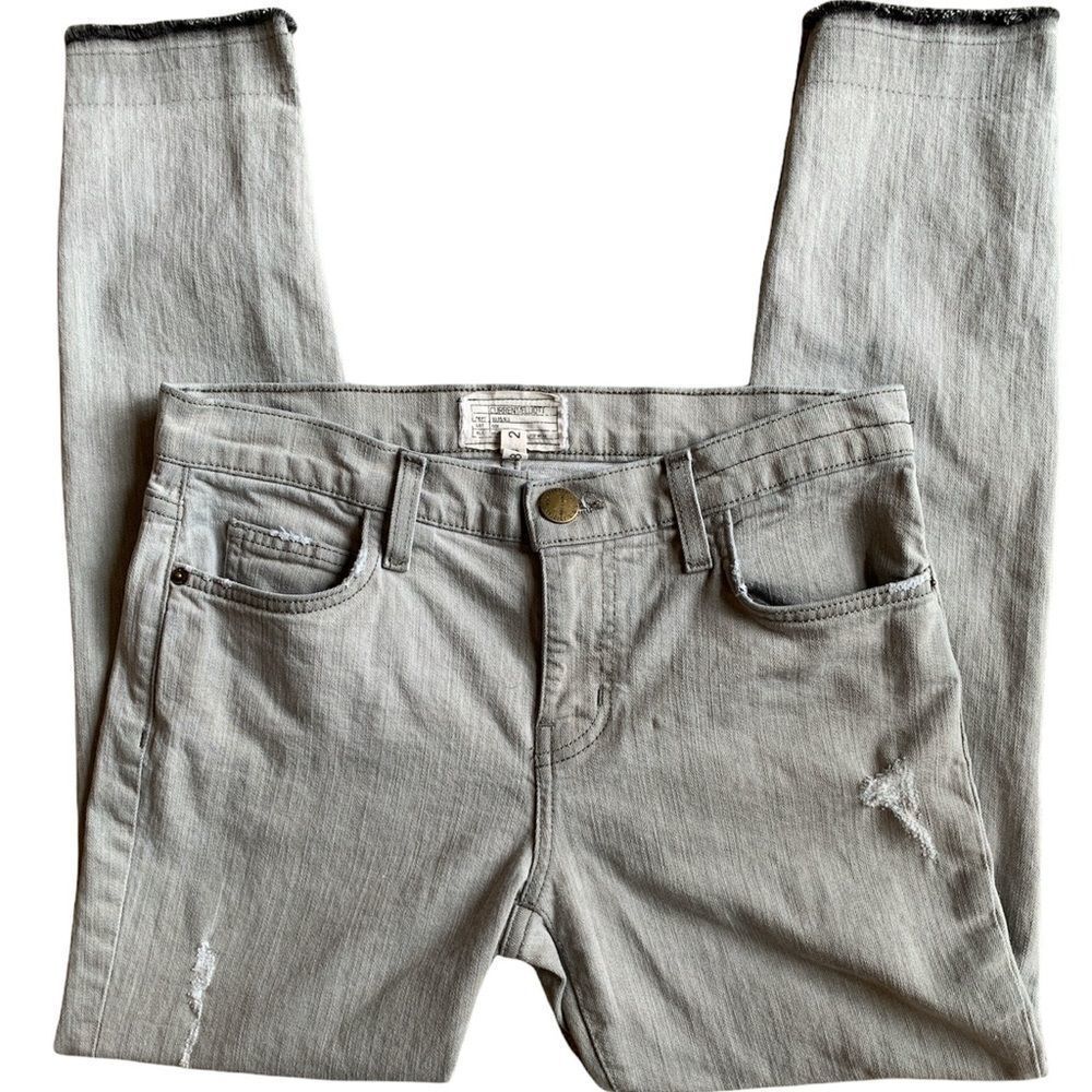 Current/Elliott The Stiletto Dillon Released Hem Jean Gray Size 28 - Picture 10 of 15